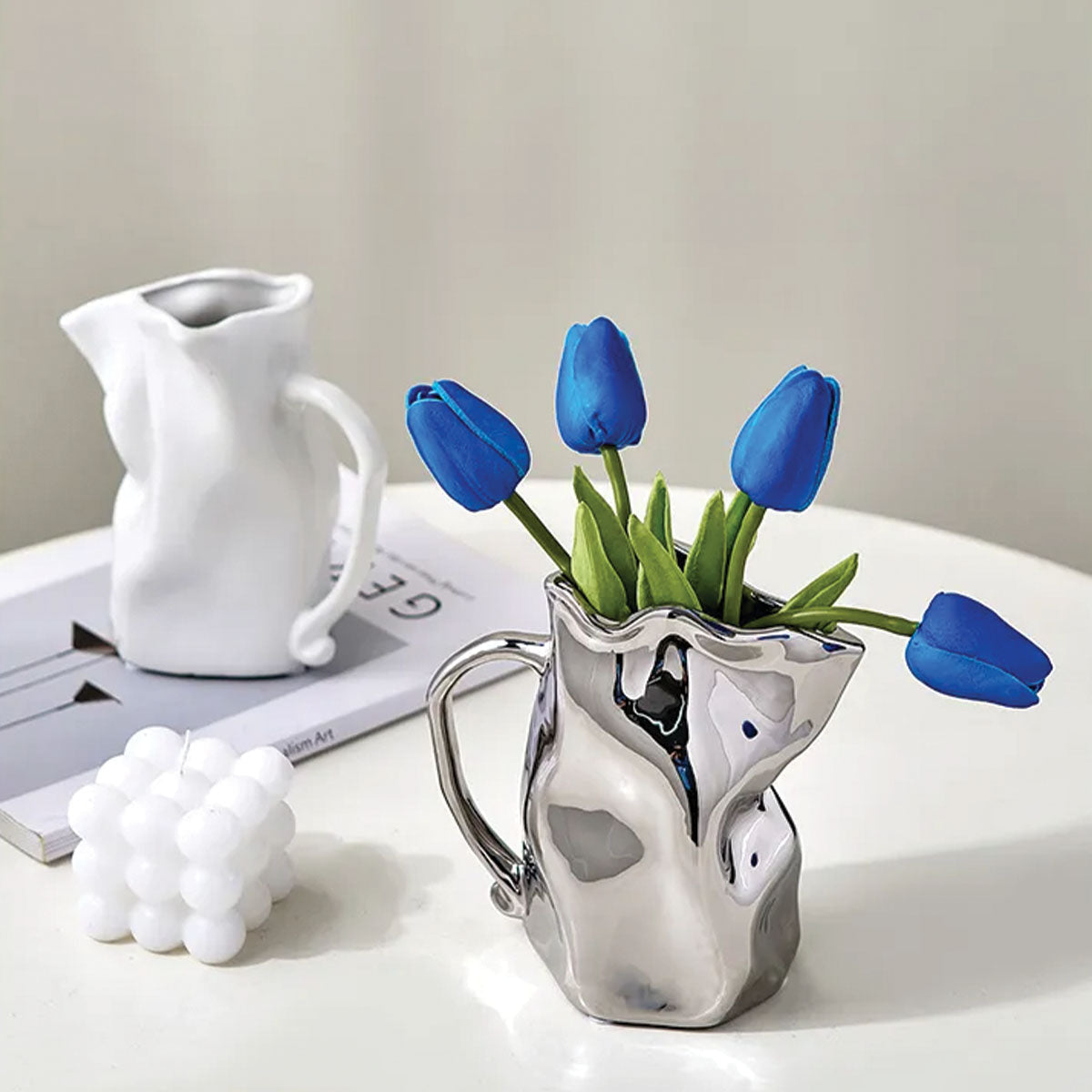 Lys Sol | Vase en tasse pliée – design élégant – multifonctionnel