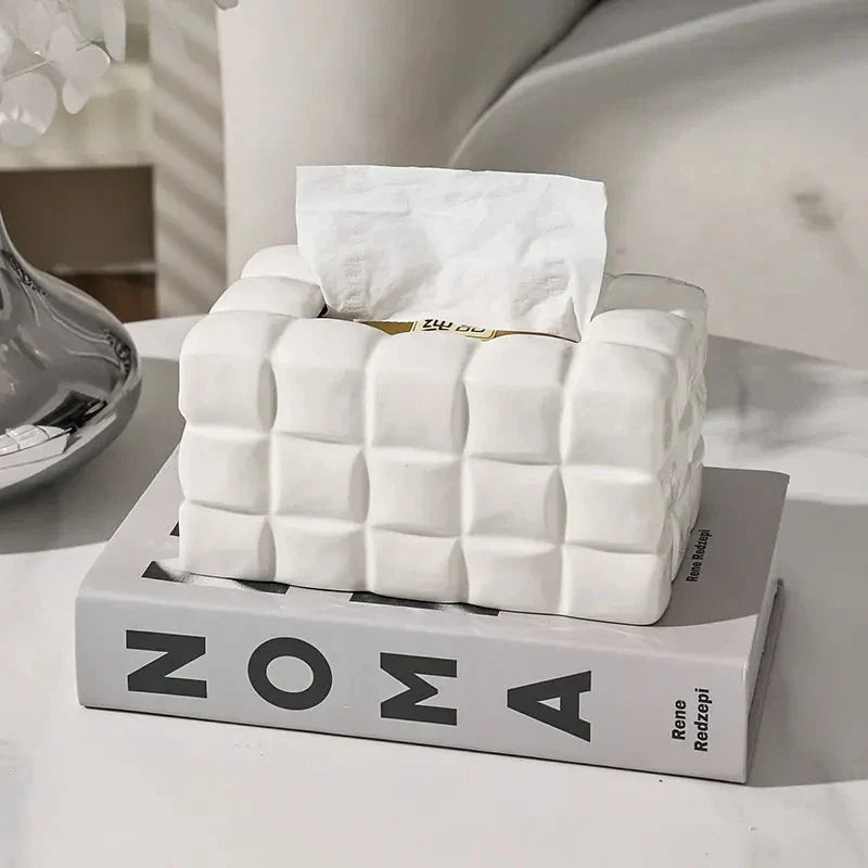 Boîte à mouchoirs Puffer Cube