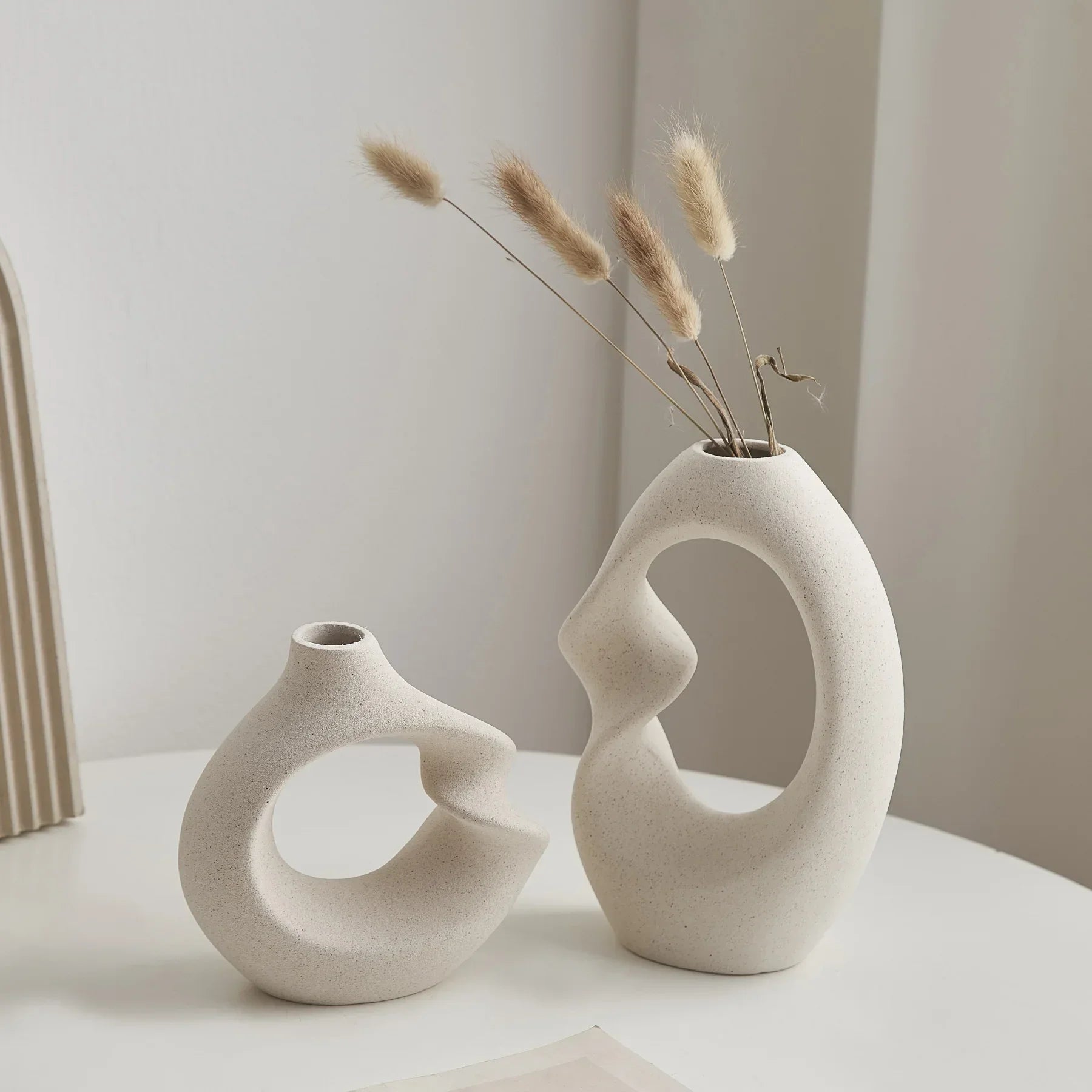 Ensemble de Vases Sculpturaux Onda
