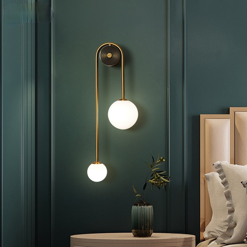 Lumige| Appliques murales LED – or élégant – design scandinave