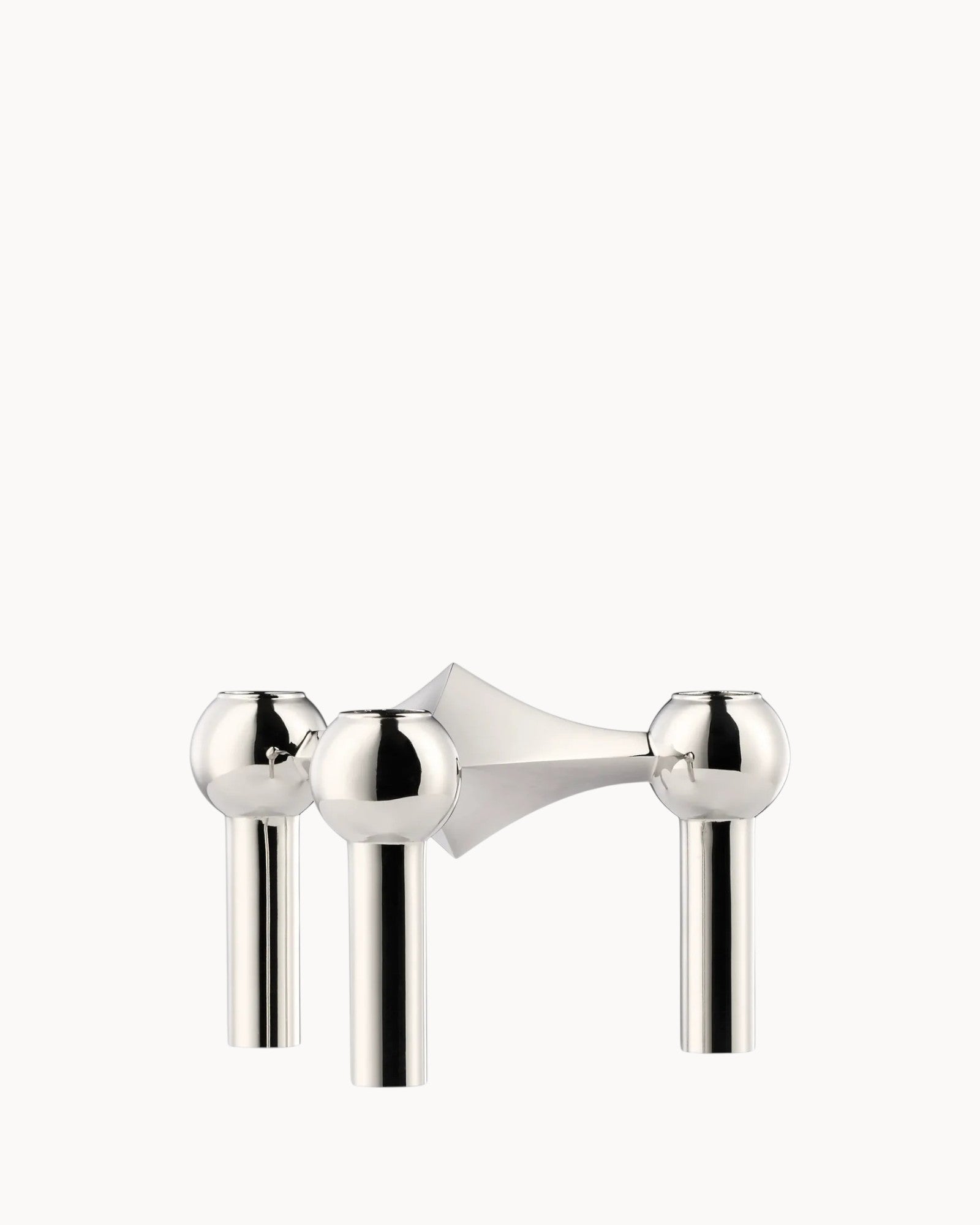 Maieau | Bougeoirs sculpturaux – métal raffiné – 3 pièces