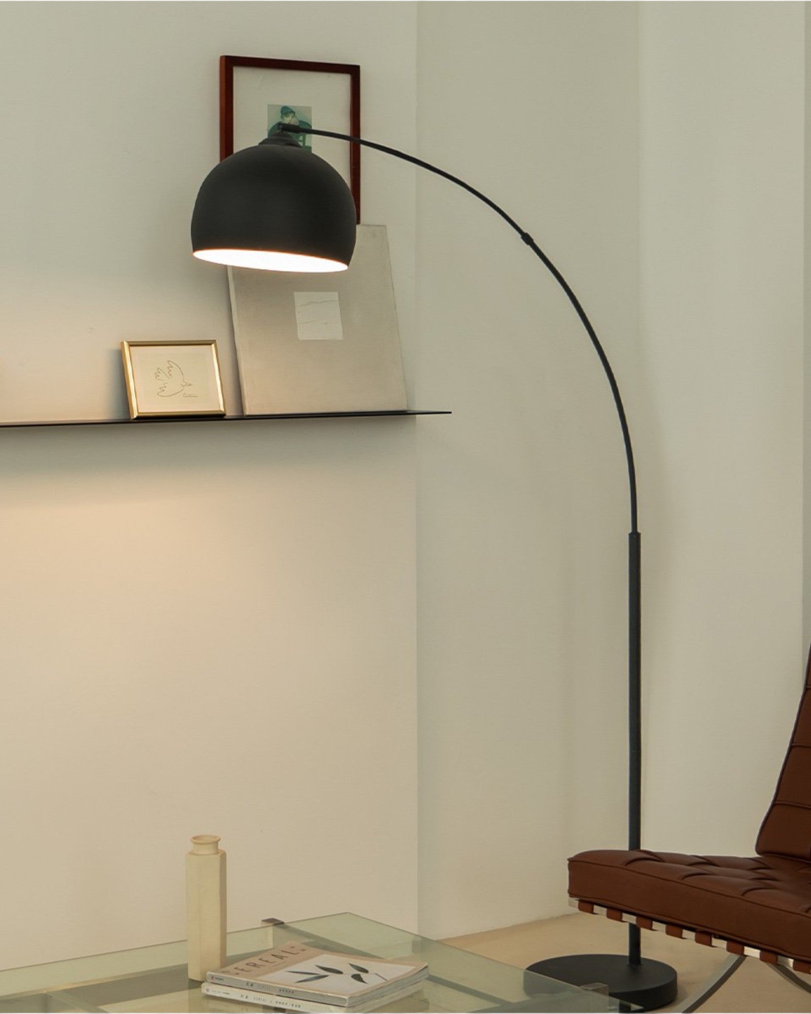 Soleil Tidlos | Lampe sur Pied Moderne – Abat-jour Réglable – Design Chic