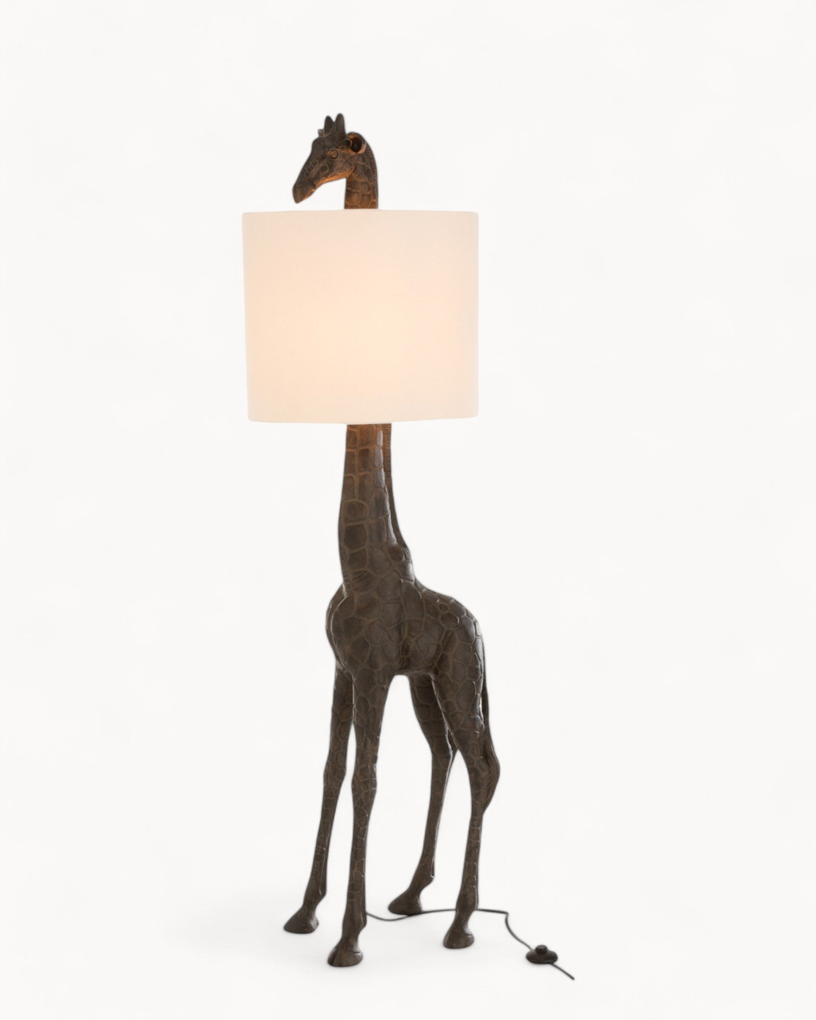 Venlos | Lampe sur pied en polyrésine - Élégance giraffe 179 cm
