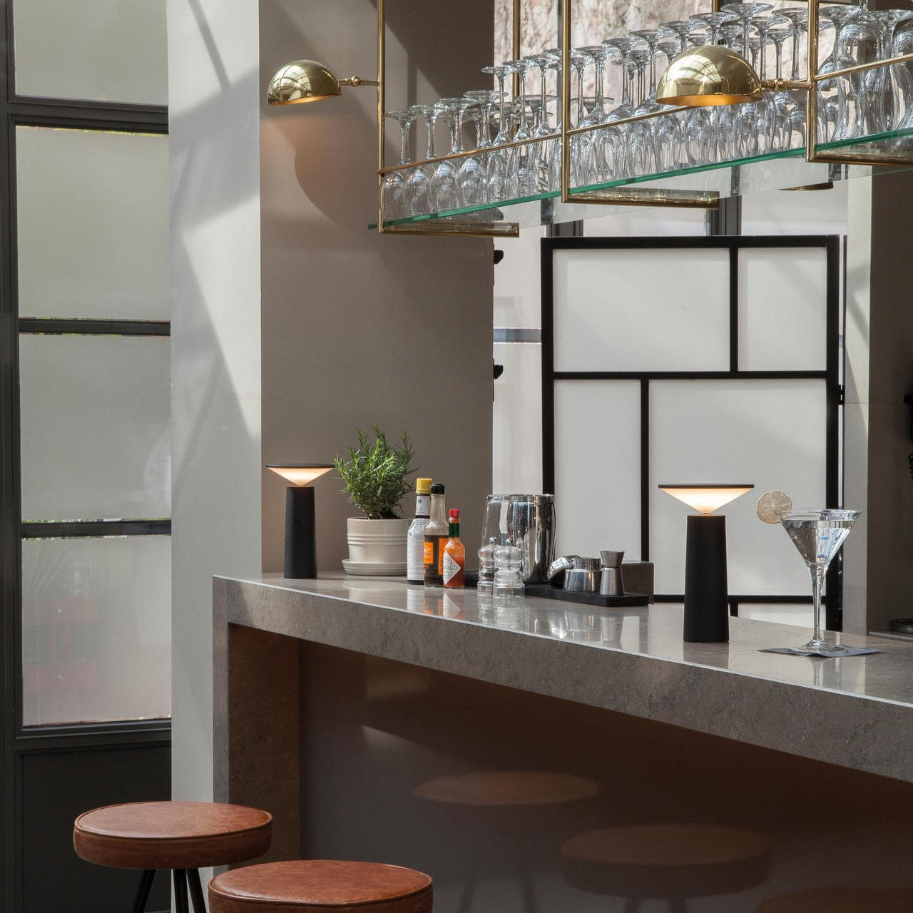 Éclat Hem | Lampe de table LED – Dimmable, rotation 360°