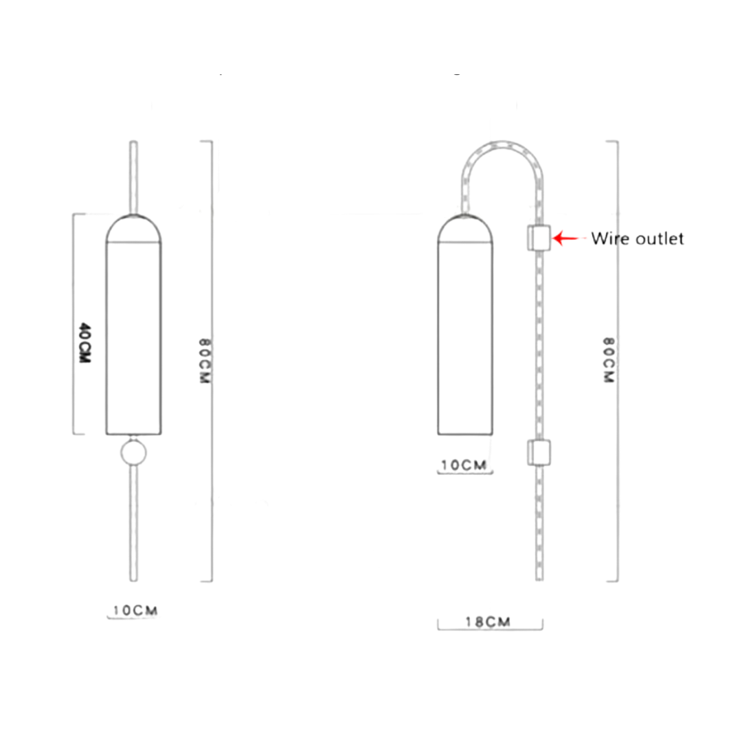 Clair Skog | Appliques LED élégantes – design moderne – éclairage vers le haut/bas