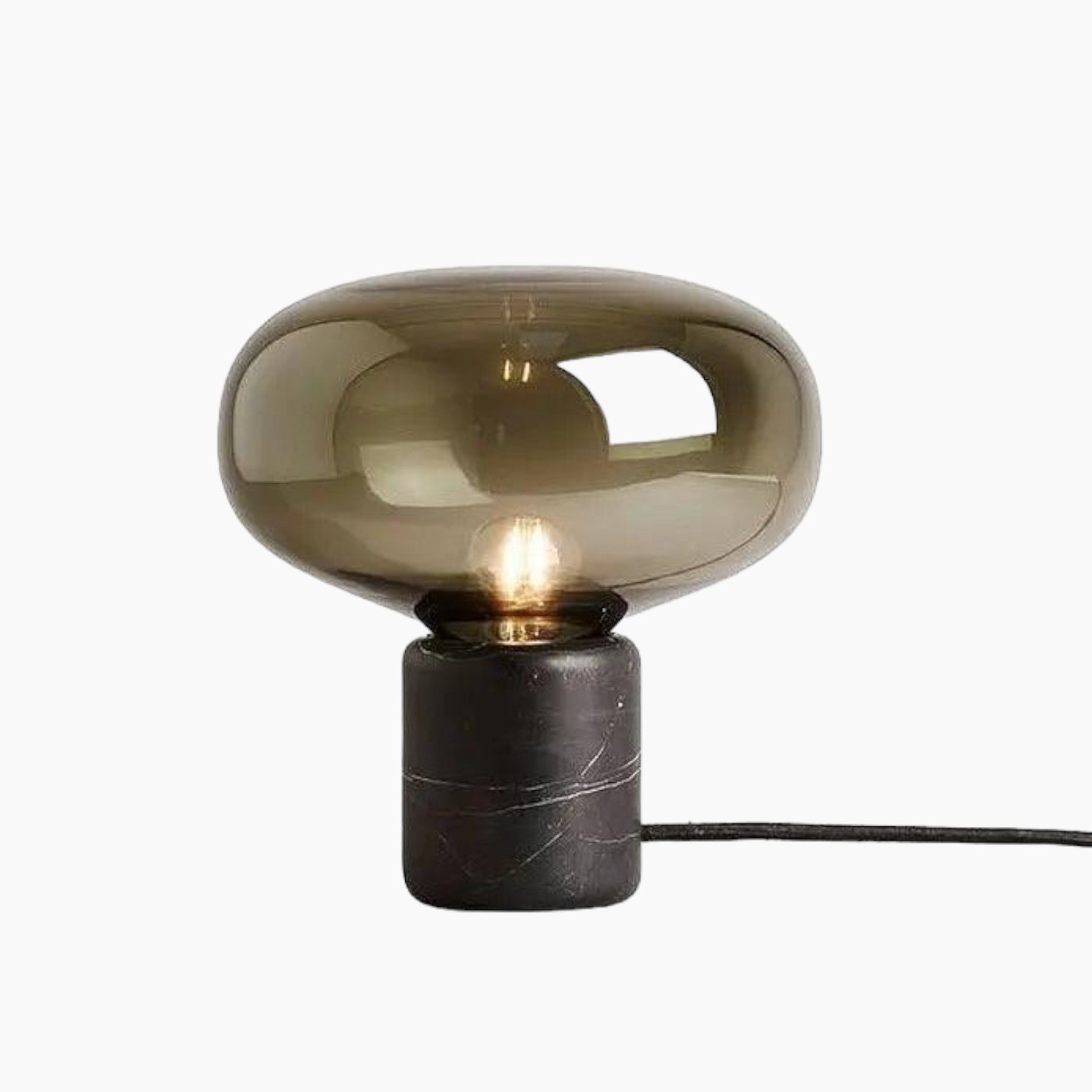 Varind | Lampe en verre ambre – design élégant – ambiance chaleureuse