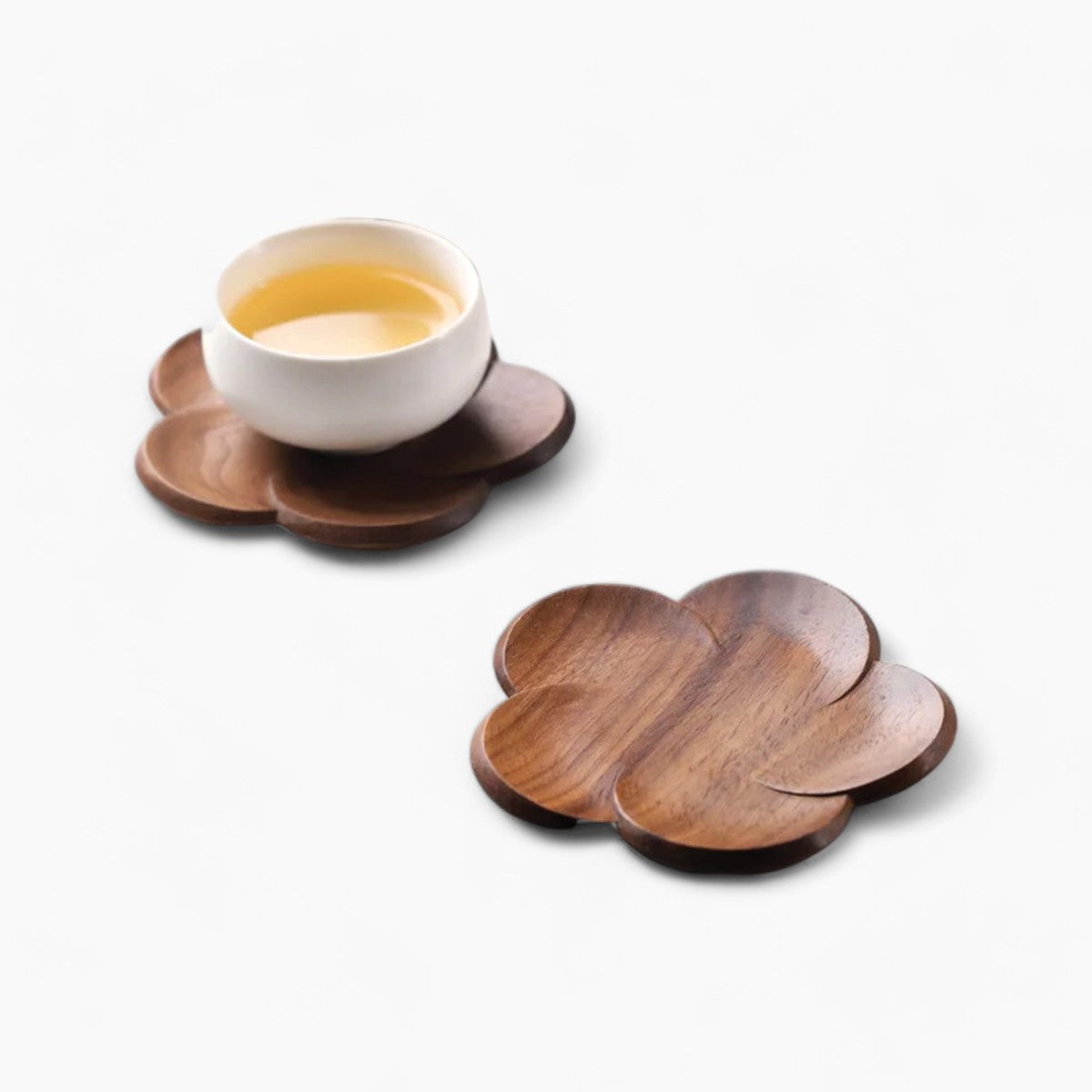 Brume Skon | Sous-verres en noyer – élégance naturelle – protection chic