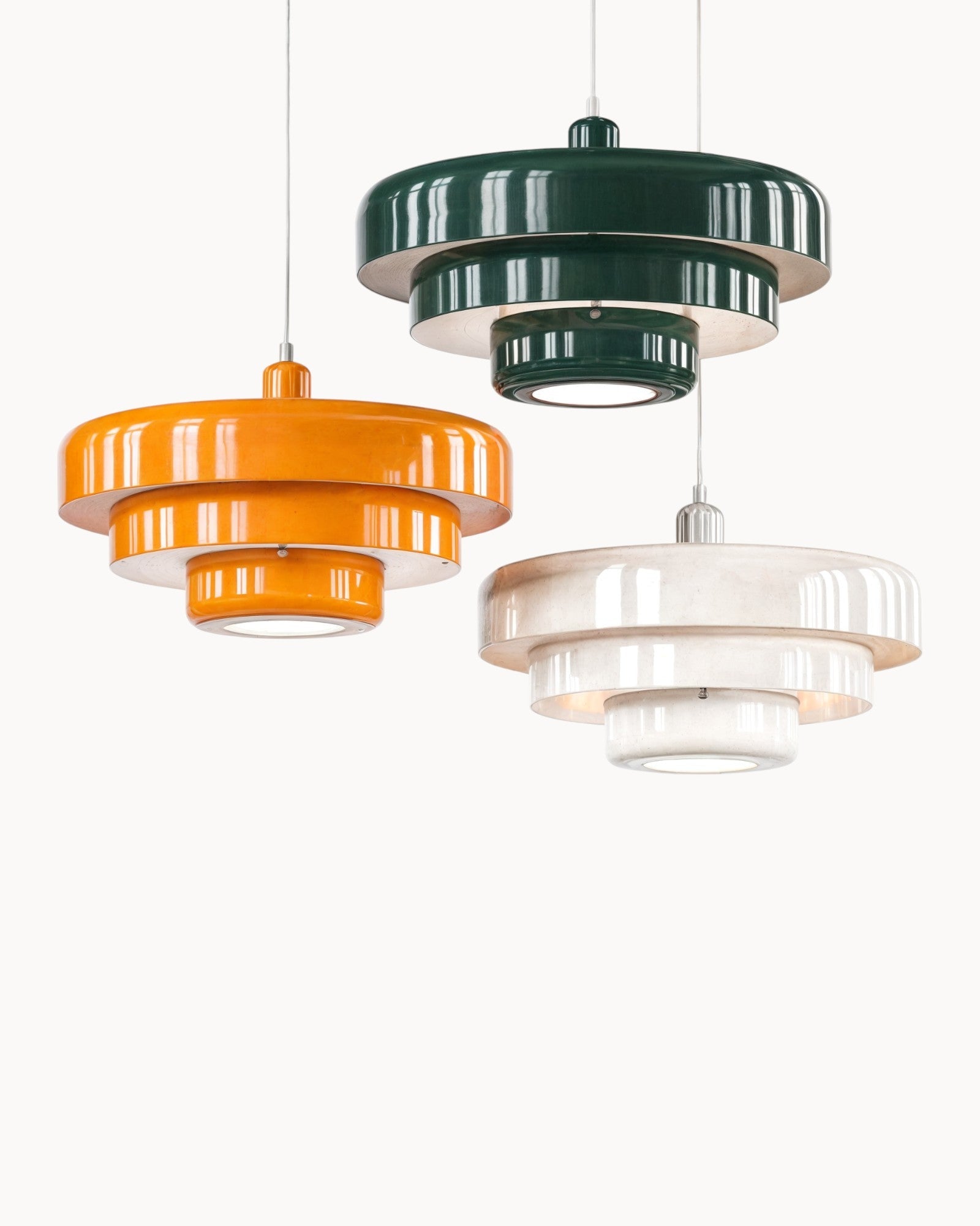 Venige | Suspension Mid-Century – Finition noir-or – Élégance intemporelle