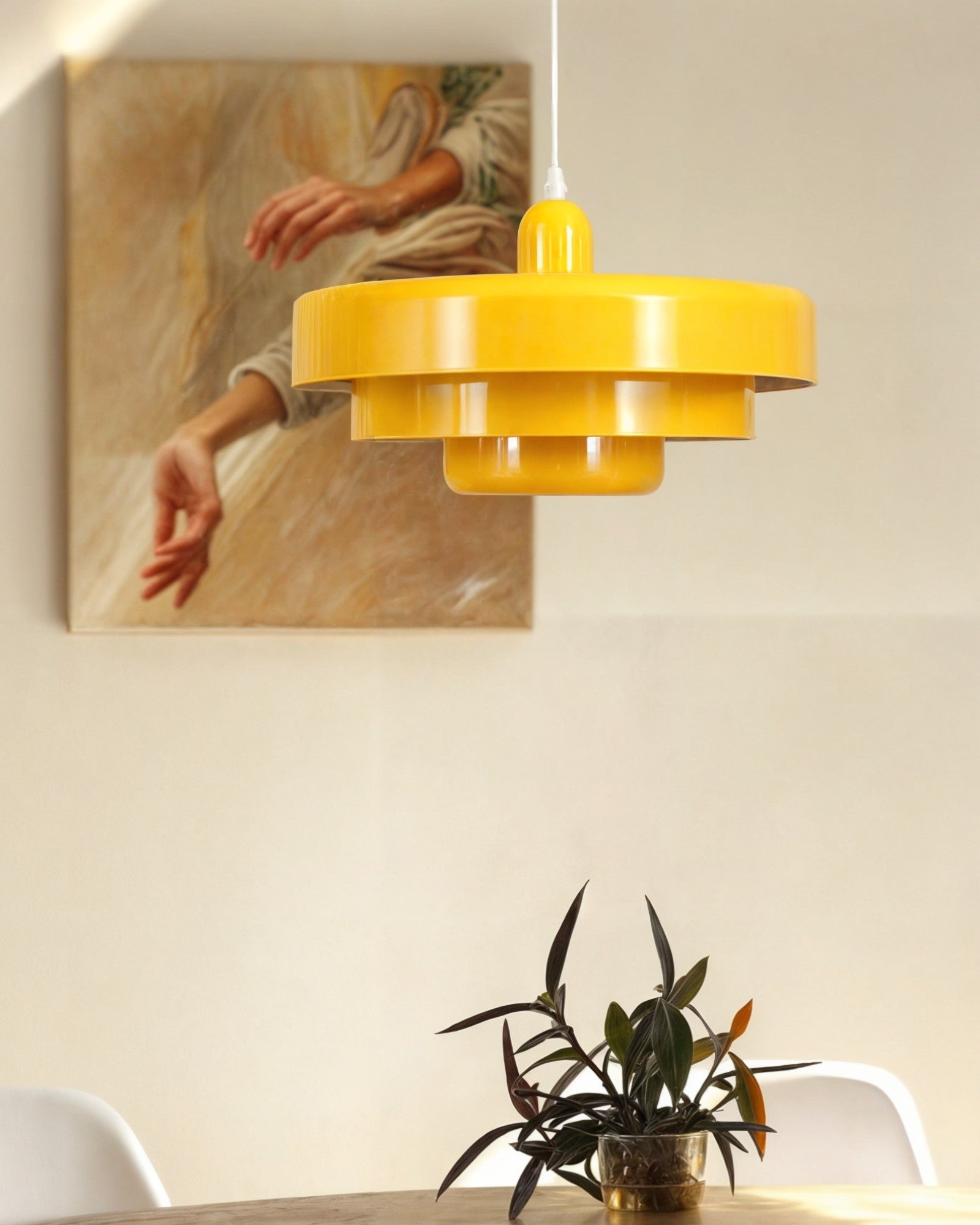 Venige | Suspension Mid-Century – Finition noir-or – Élégance intemporelle