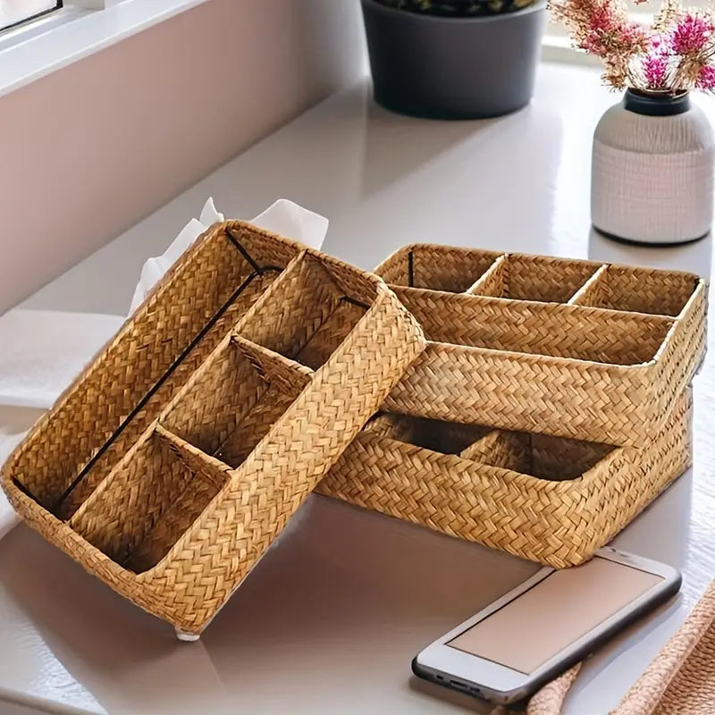Panier Organisateur Emly en Rotin