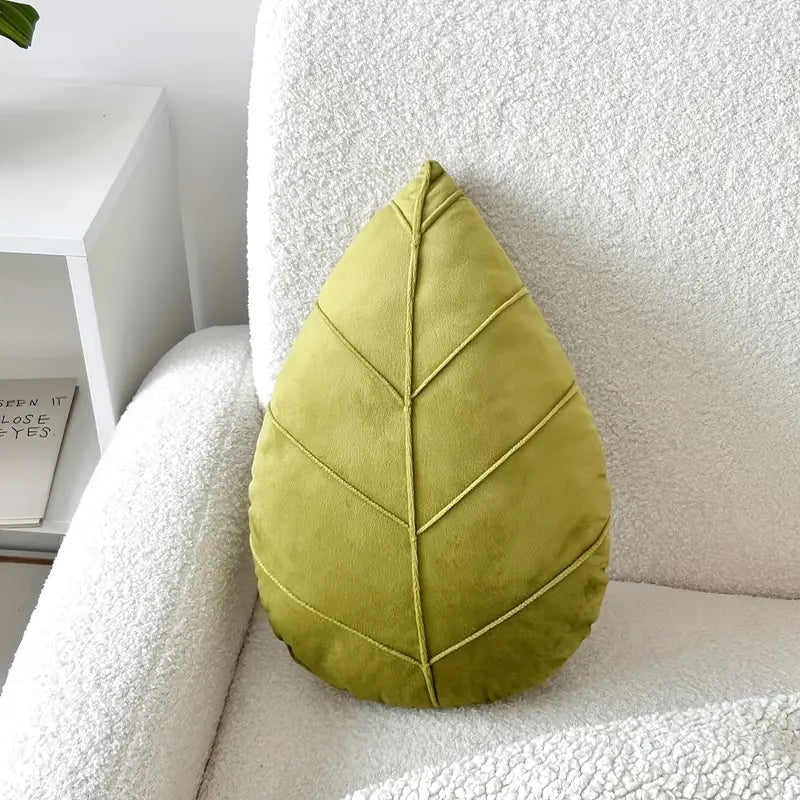 Coussin décoratif en forme de feuille de Verdaine