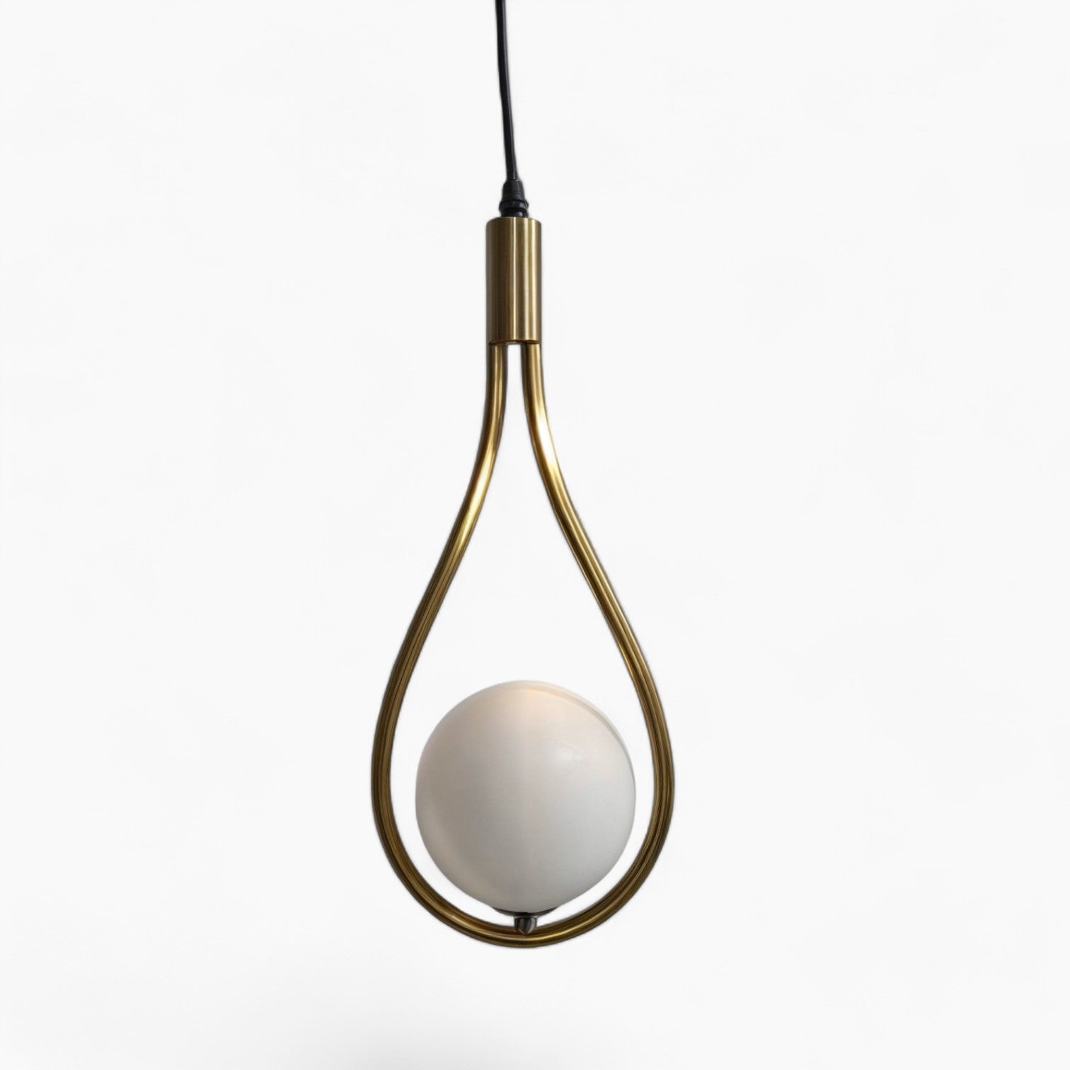 Stolys | Suspension moderne – fer & verre – hauteur réglable