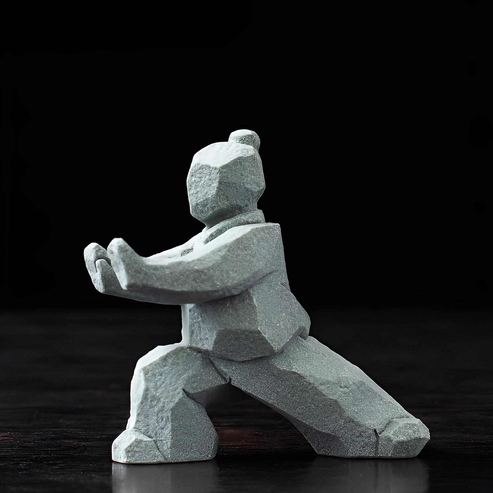 Figurines en Pierre de Flux Wushu