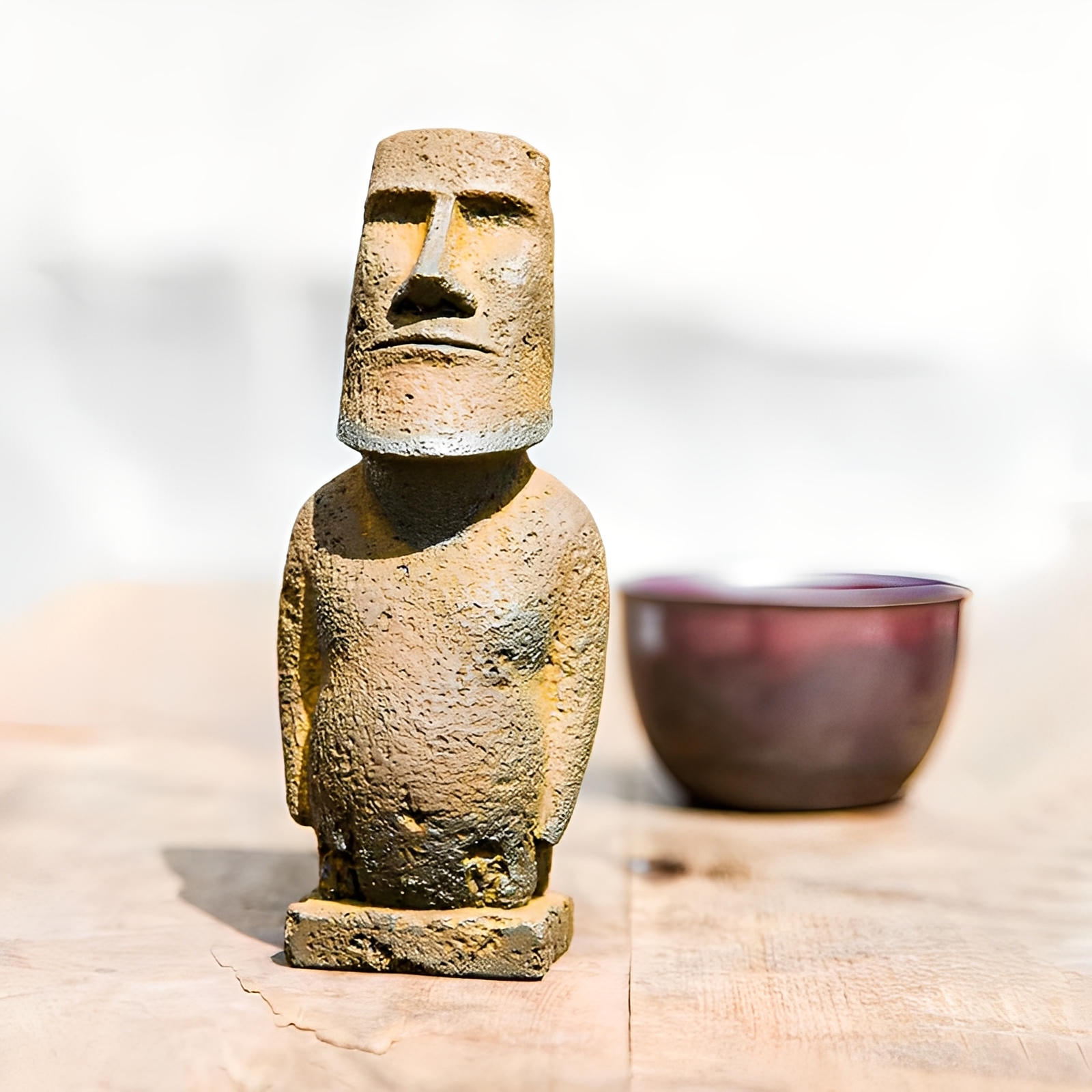 Figurines en Pierre Moai Tiki