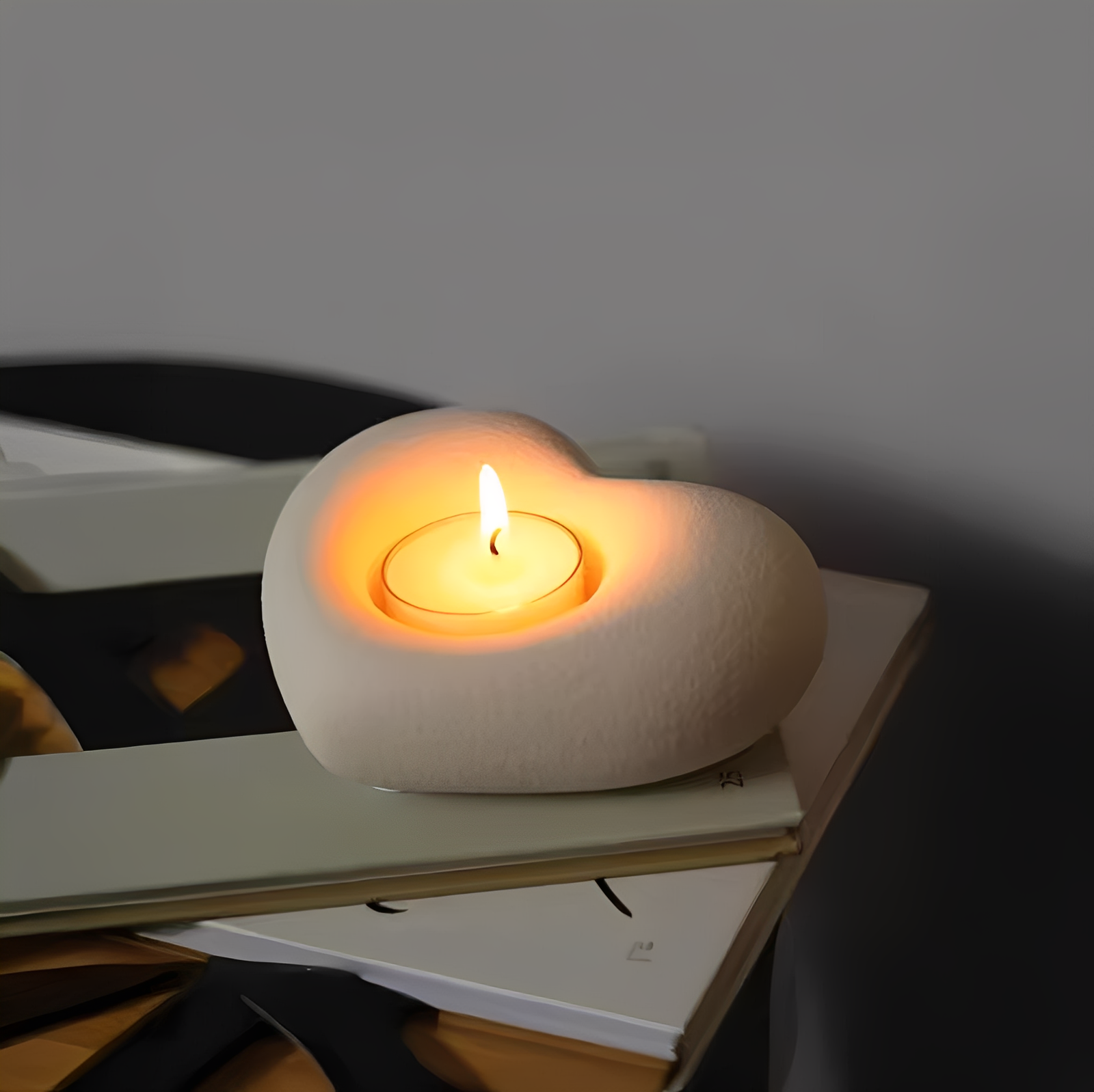 Porte-Tealight en Cœur Amour