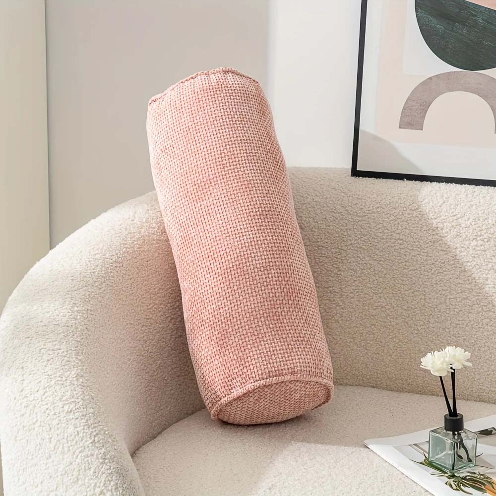 Coussin Roulé en Chenille Harlowe