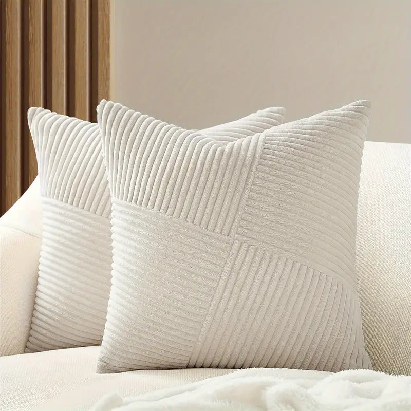 Housse de Coussin Arlo à Côtes
