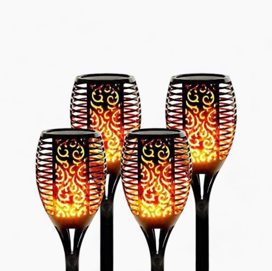 Calme Vinter | Torches solaires LED – Étanchéité IP65 – Écologique et automatique