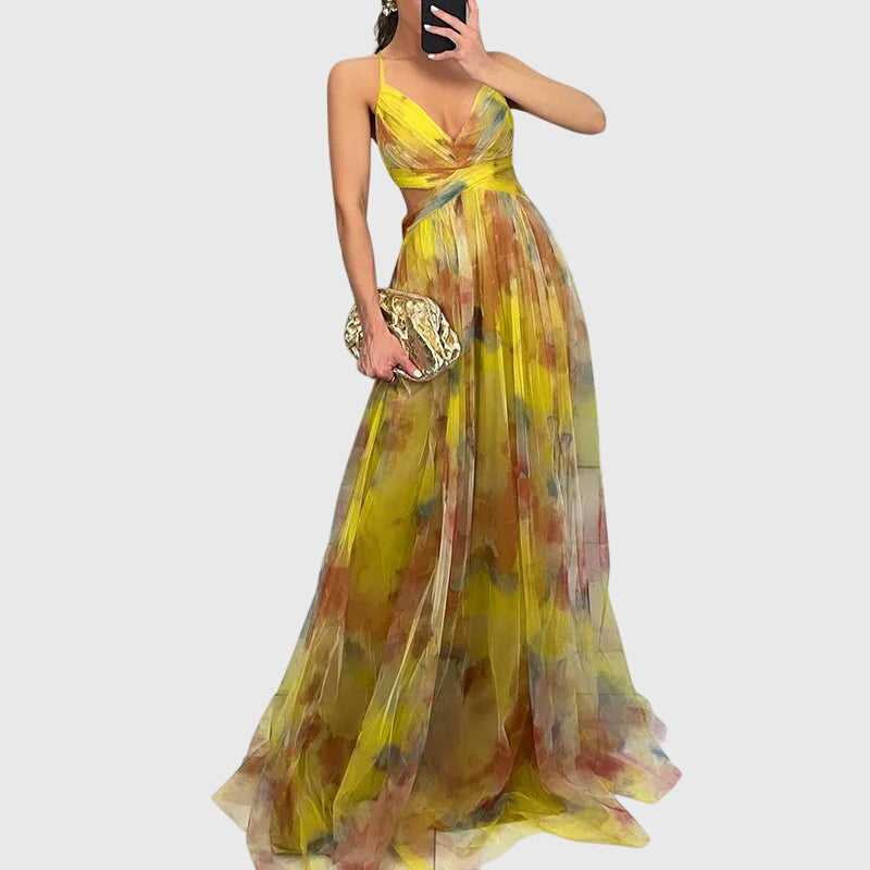 Floral Summer Maxi Dress – Breathable Fabric & Flattering Silhouette