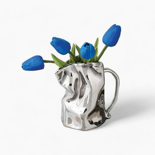 Lys Sol | Vase en tasse pliée – design élégant – multifonctionnel