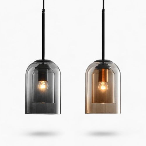 Hemkog | Suspension en verre - design minimaliste - chaîne ajustable