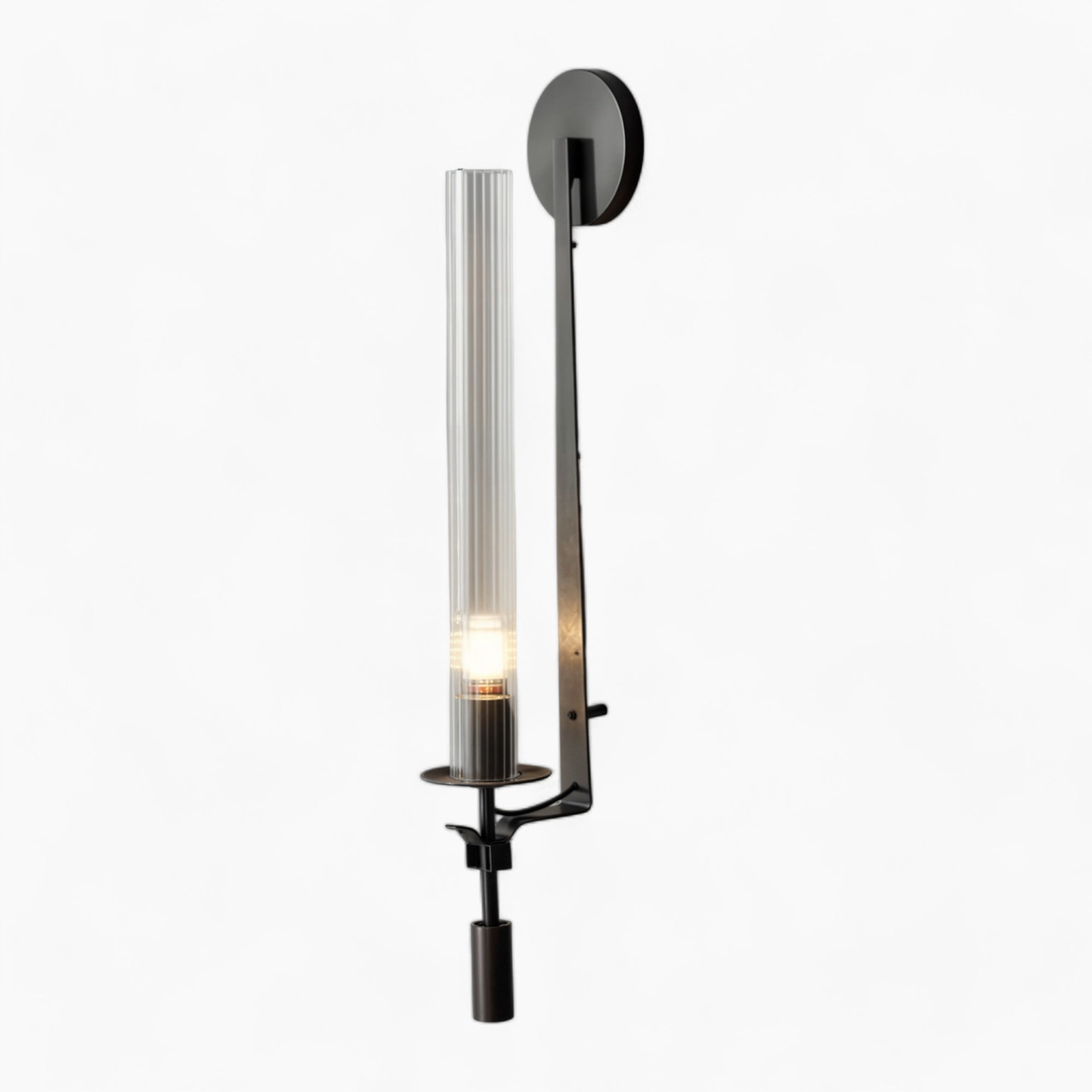 Vinhav | Applique murale moderne – Fer et verre – Éclairage LED
