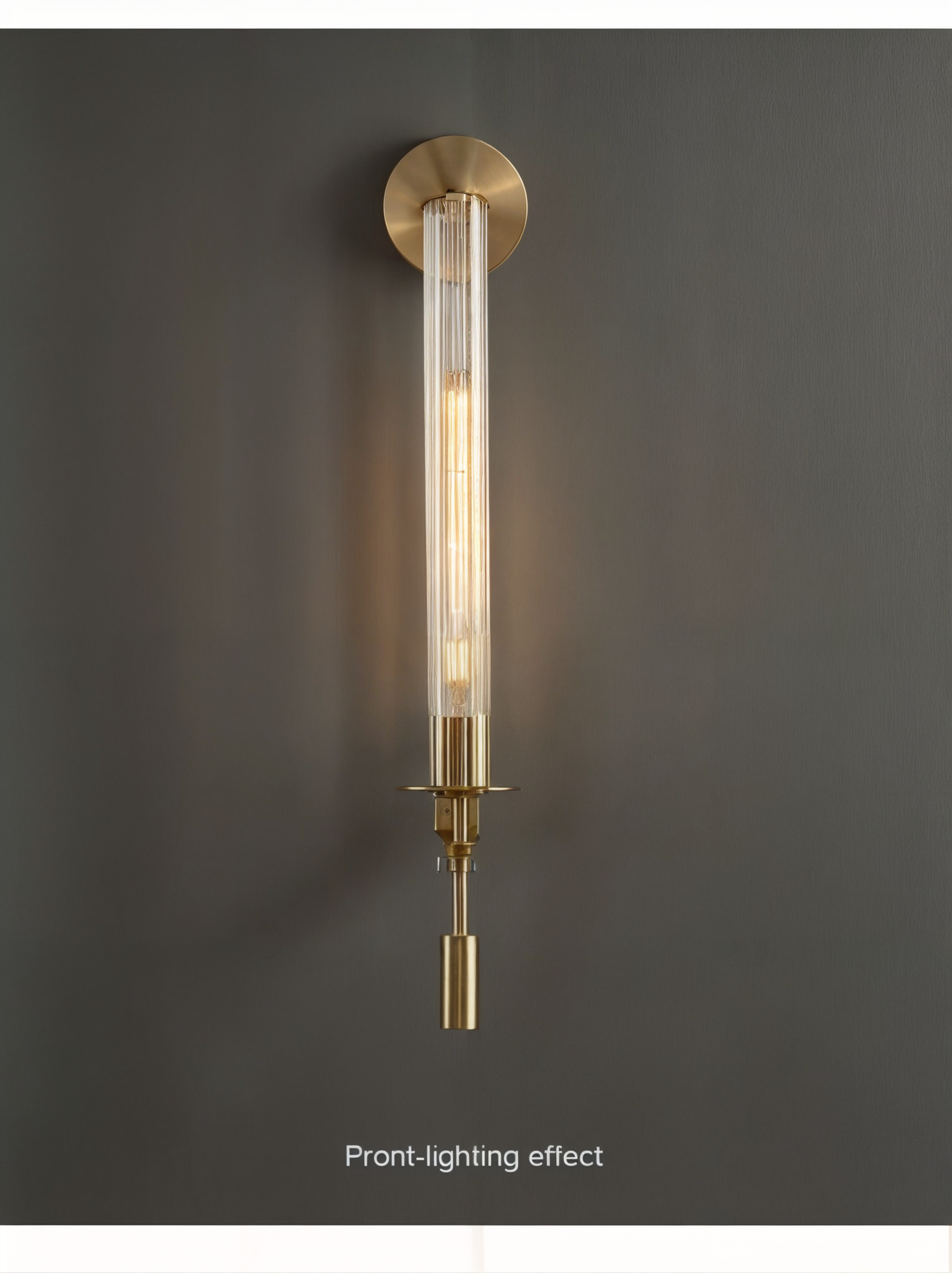 Vinhav | Applique murale moderne – Fer et verre – Éclairage LED