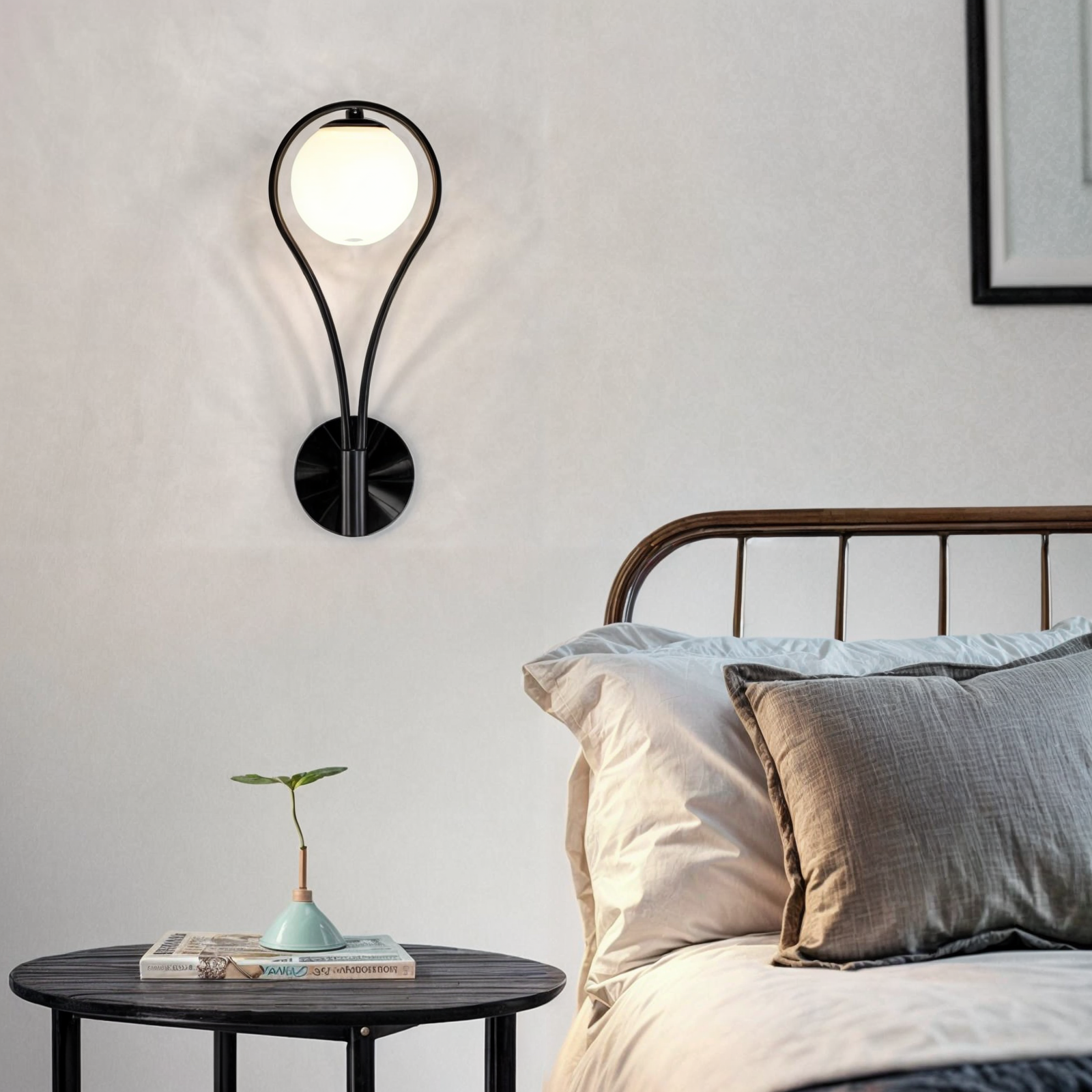 Maison Vinter | Applique murale LED – Design moderne – Noir/Or