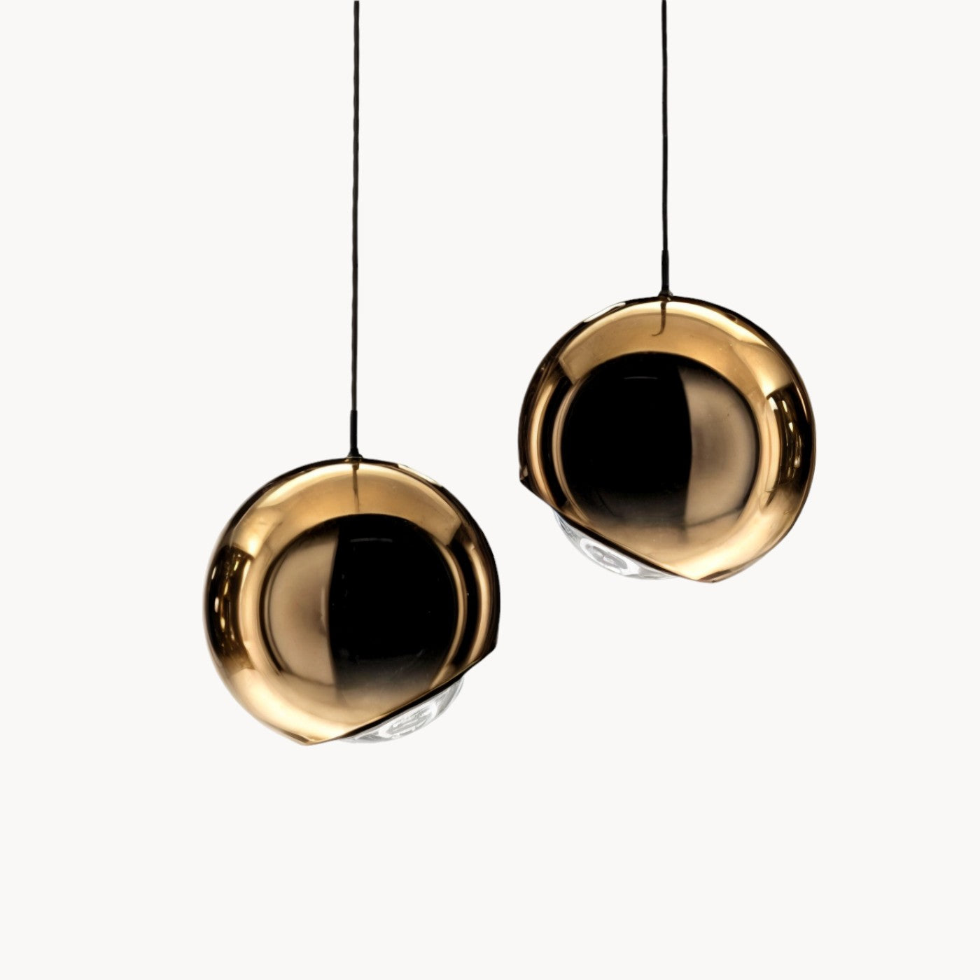 Blåent | Suspension LED Art Déco – argent et or – 90-260V