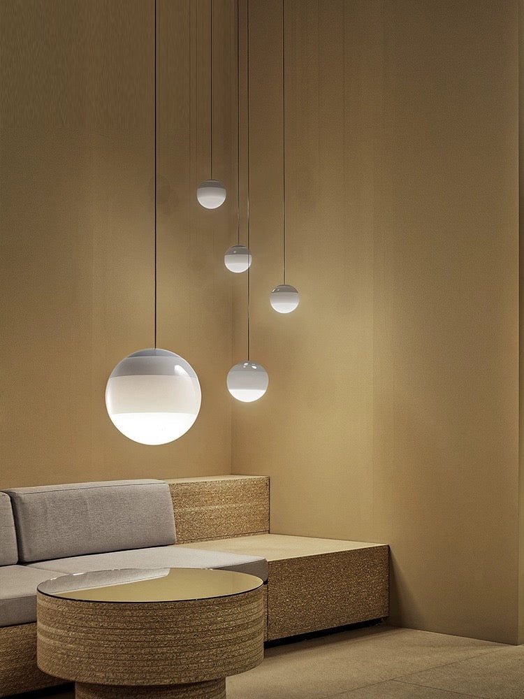Jarnge | Suspension LED moderne – nickel brossé – dimmable