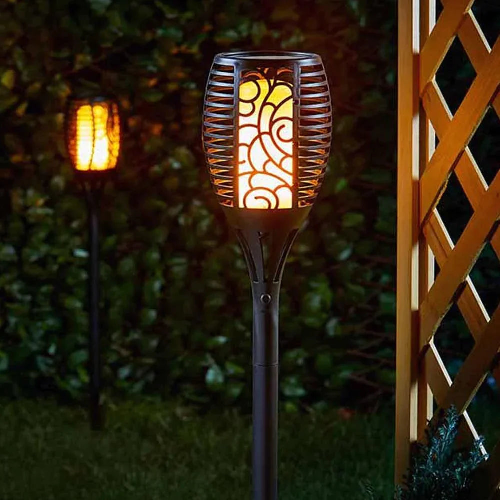 Calme Vinter | Torches solaires LED – Étanchéité IP65 – Écologique et automatique