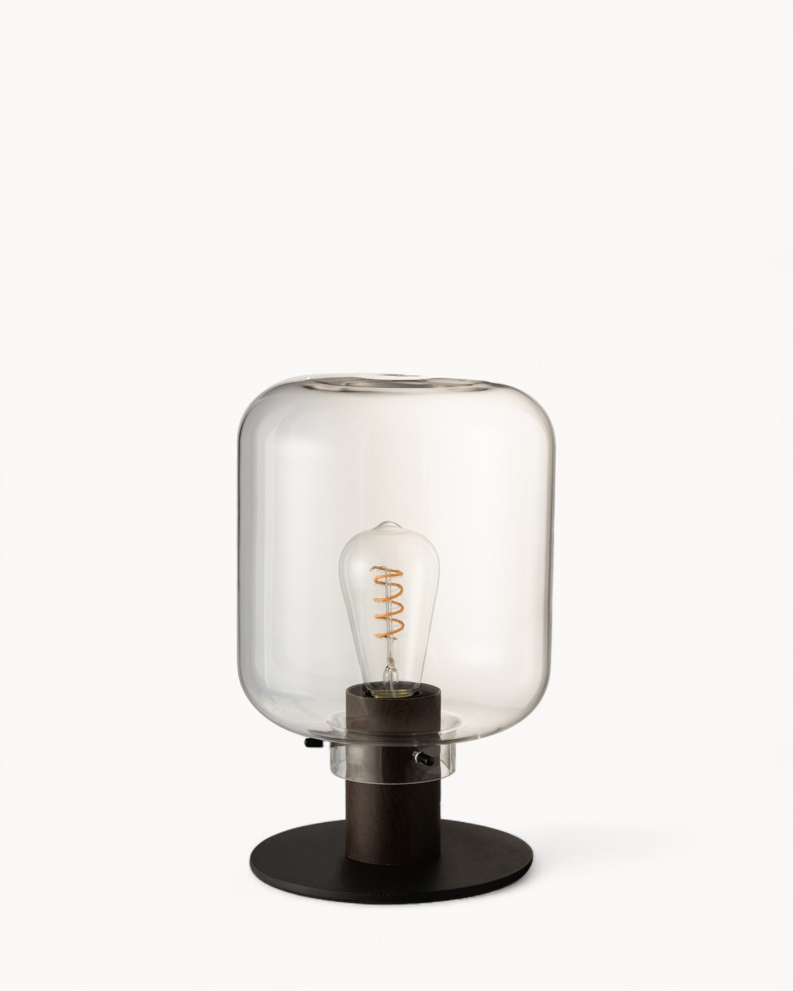 Brueau | Lampe de table en verre et métal – design moderne – élégance intemporelle