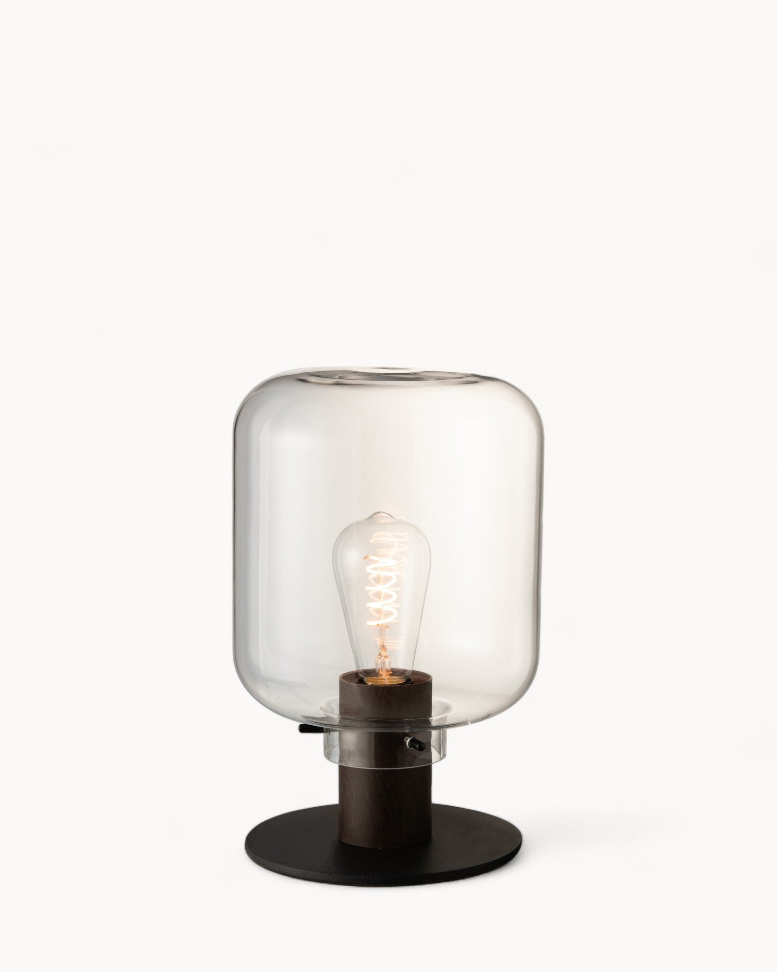 Brueau | Lampe de table en verre et métal – design moderne – élégance intemporelle