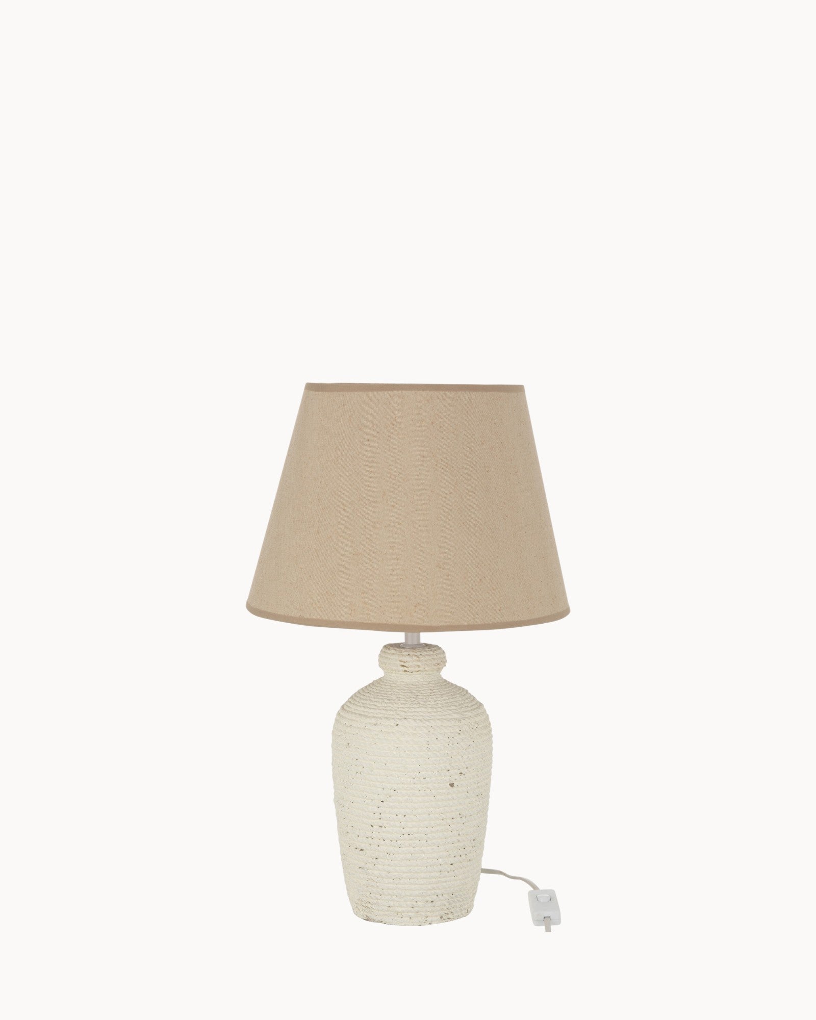 Éclerg | Lampe Esmee – Ciment et Textile – Élégante et polyvalente
