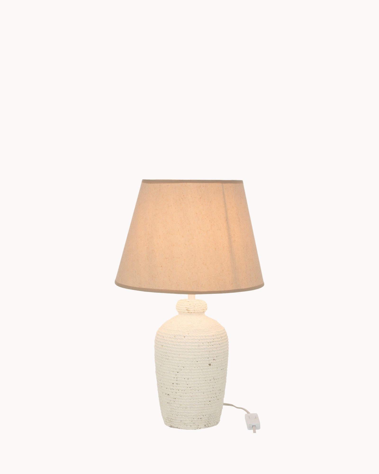 Éclerg | Lampe Esmee – Ciment et Textile – Élégante et polyvalente