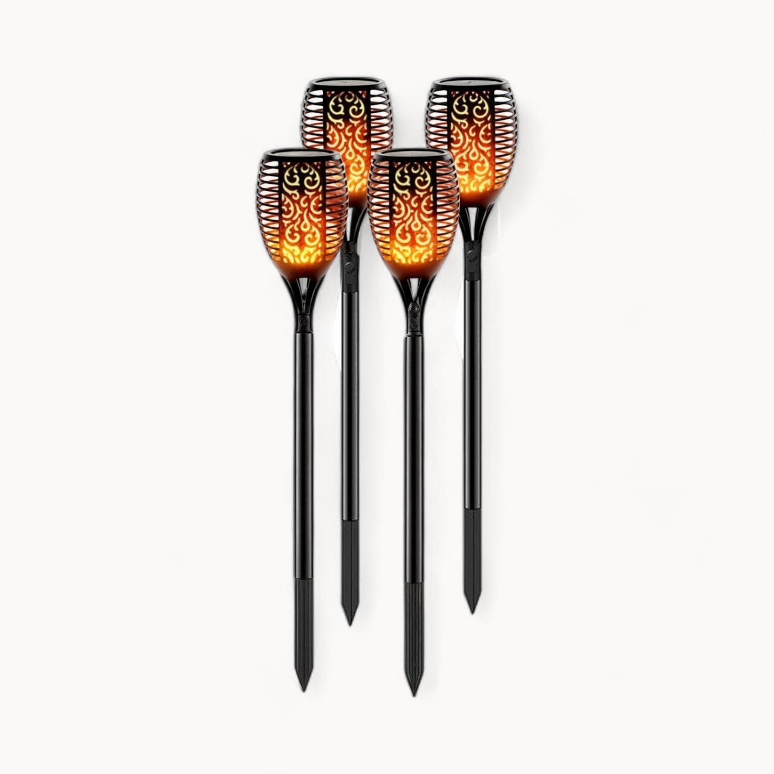 Calme Vinter | Torches solaires LED – Étanchéité IP65 – Écologique et automatique